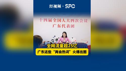 全网流量超25亿 广东这些“两会热词”火爆出圈