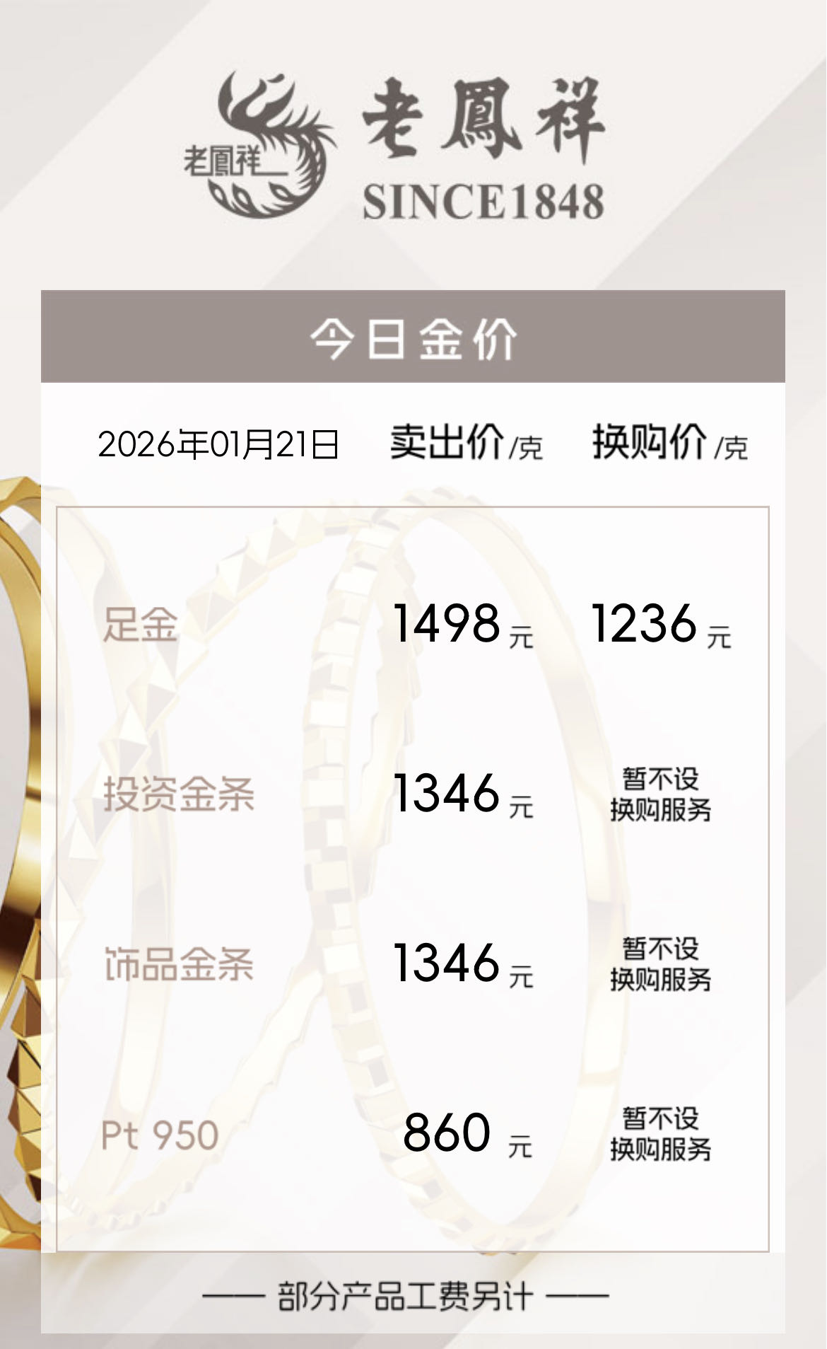 黄金首次站上4800美元，金饰克价一夜大涨42元，逼近1500元- 21经济网