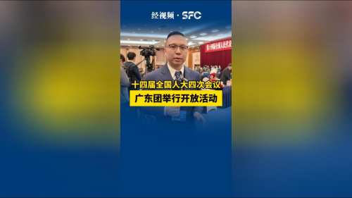 十四届全国人大四次会议 广东团举行开放活动