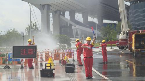 广州多部门联动演练  确保十五运赛事安全