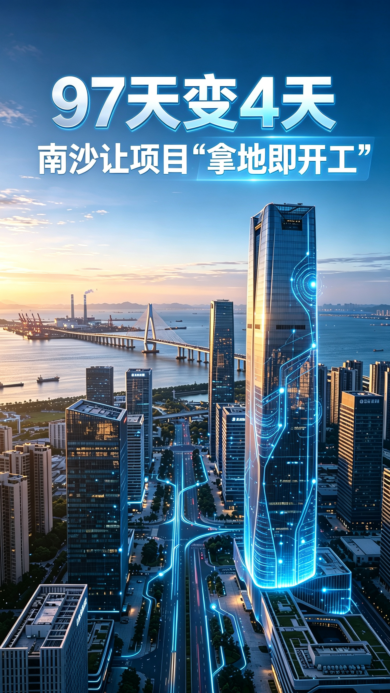 97天变4天！南沙让项目“拿地即开工”
